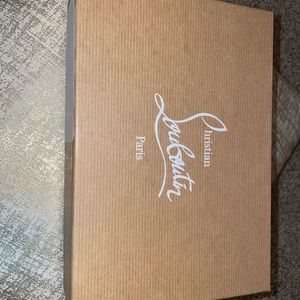 Louboutin dust bags (3 colors!) and box